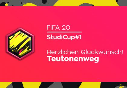 Teutonenweg gewinnt den ersten FIFA 20 StudiCup!