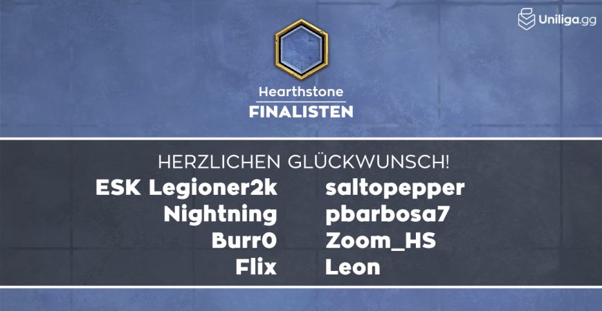HS: Das sind die Finalisten!