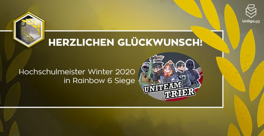 R6S: Uniteam Trier wird der erste Hochschulmeister!