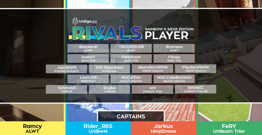R6S: Der Rivals Draft Stream