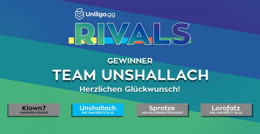 LoL: Team Unshallach gewinnt die Uniliga Rivals!
