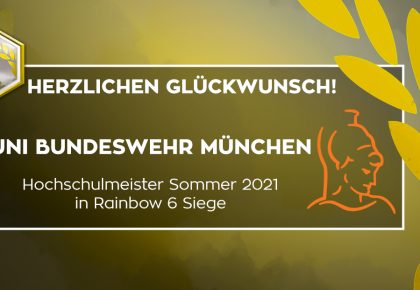 R6S: Uni Bundeswehr München ist der neue Hochschulmeister!